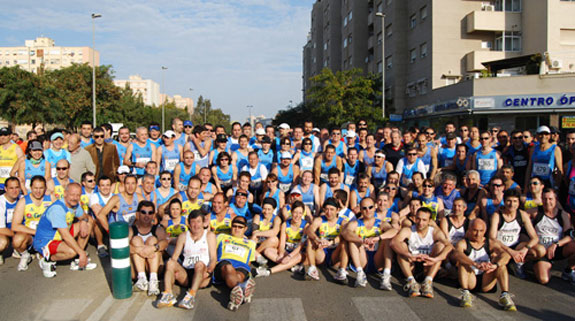 Participantes antes de la salida